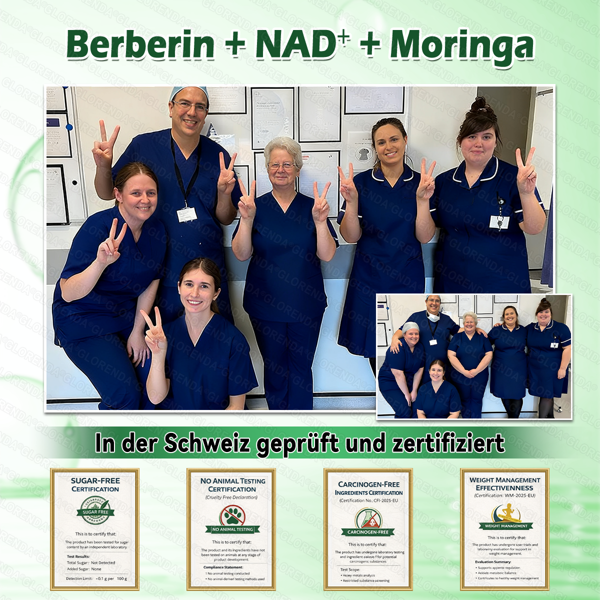 🔥🔥 Kaufen Sie mehr als 10 Packungen und sparen Sie 30%! GLORENDA® Mikronadel-Pflaster sind sicher und getestet. Mit 4–6 Packungen unterstützen Sie Gewichtsmanagement, Blutzuckerregulation, Verdauungsgesundheit und langanhaltende Energie!