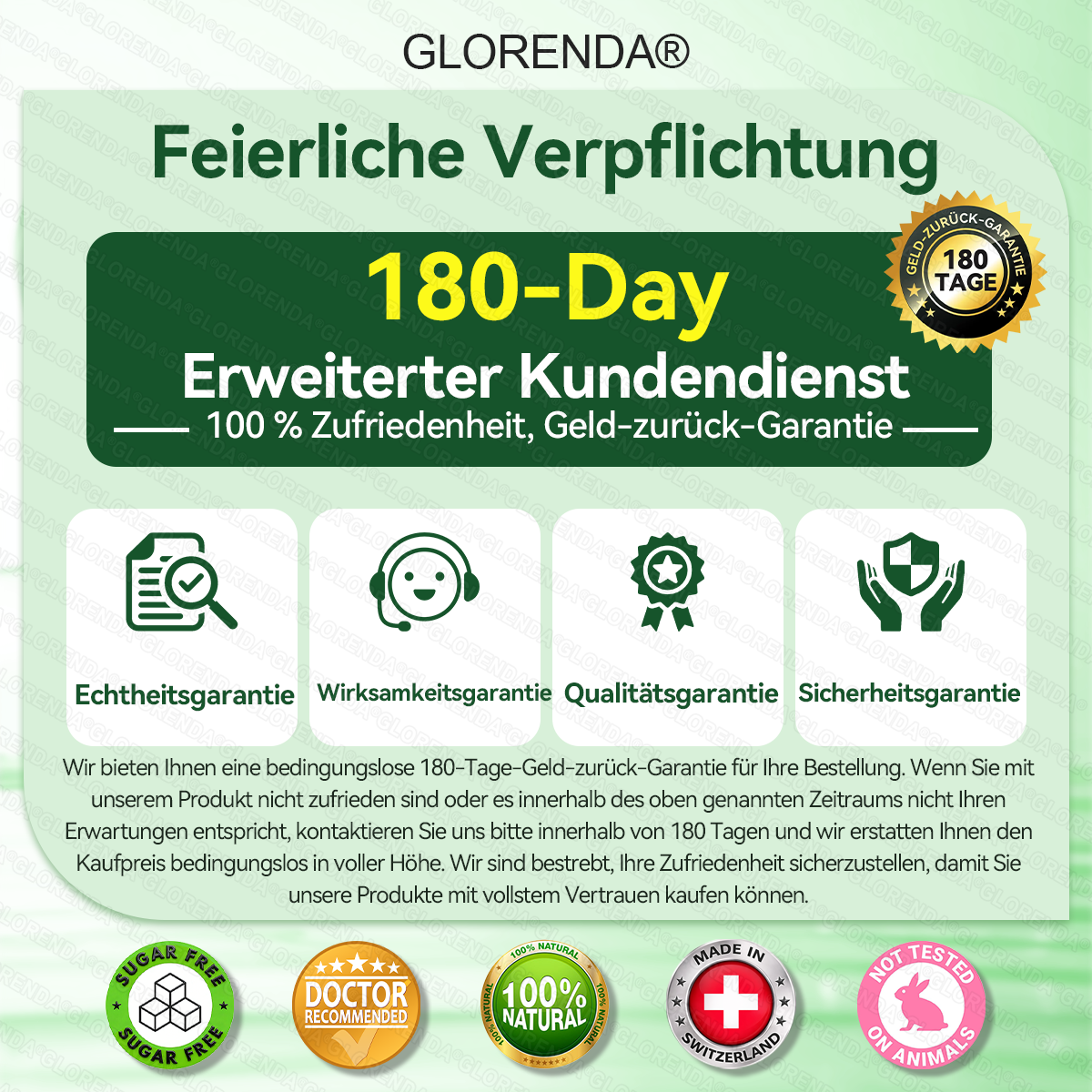 🔥🔥 Kaufen Sie mehr als 10 Packungen und sparen Sie 30%! GLORENDA® Mikronadel-Pflaster sind sicher und getestet. Mit 4–6 Packungen unterstützen Sie Gewichtsmanagement, Blutzuckerregulation, Verdauungsgesundheit und langanhaltende Energie!