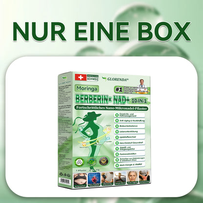 🔥🔥 Kaufen Sie mehr als 10 Packungen und sparen Sie 30%! GLORENDA® Mikronadel-Pflaster sind sicher und getestet. Mit 4–6 Packungen unterstützen Sie Gewichtsmanagement, Blutzuckerregulation, Verdauungsgesundheit und langanhaltende Energie!